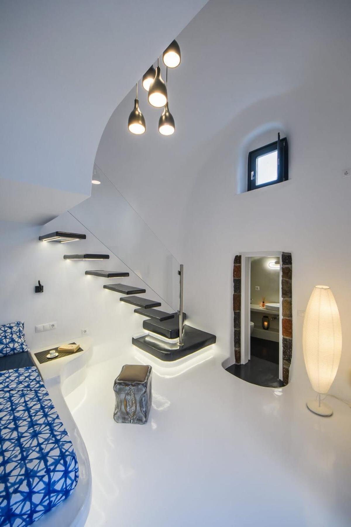Ferienwohnung Santorini Traditional Apt With Private Hot Tub Fira  Exterior foto